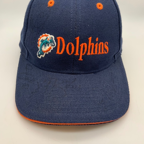 Vintage 90s Miami Dolphins Puma Retro Logo NFL Pro Line Acrylic/Wool Hat - Picture 3 of 16